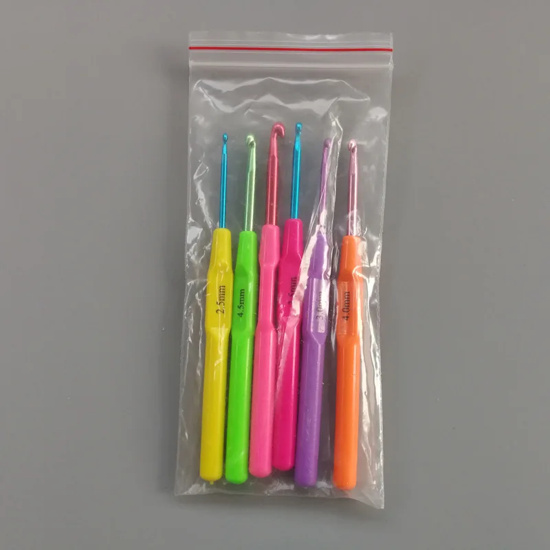 6 шт. Алюминиевые крючки для вязания|knitting needles|needle craftscraft crochet |