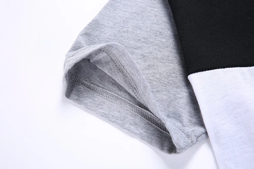 Дизайнерская мужская футболка Приталенная с вырезом лодочкой рубашка коротким