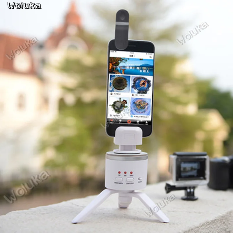 Панорамное фото на 720 ° Беспроводная электрическая платформа с bluetooth вращающаяся