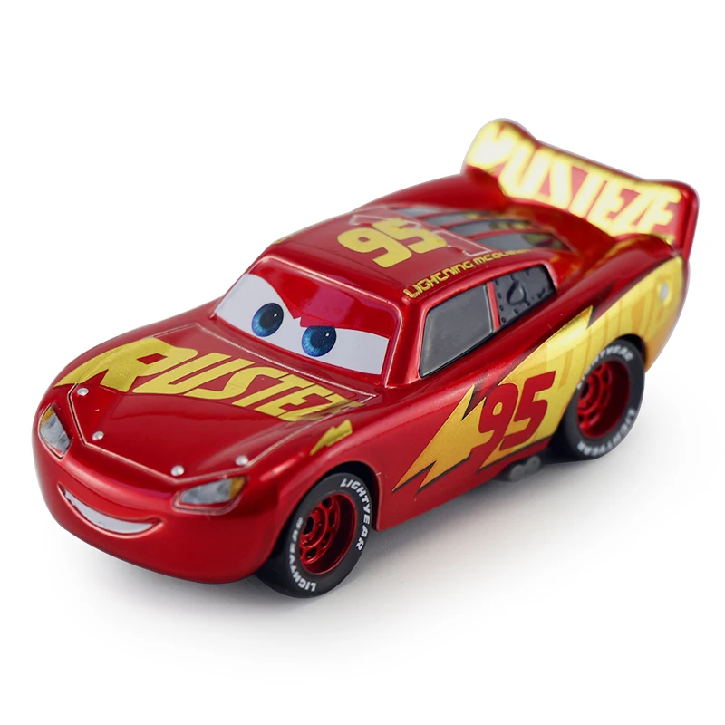 Disney Pixar Cars 3 New No.95 Lightning McQueen ограниченная серия 1:55 литая металлическая модель