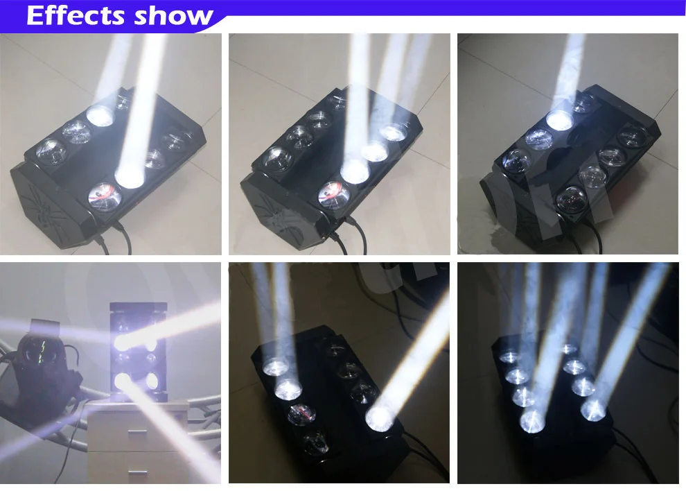 4 шт./партия светодиодный прожектор с движущейся головкой в 1 8x10 Вт|projector light|lighted