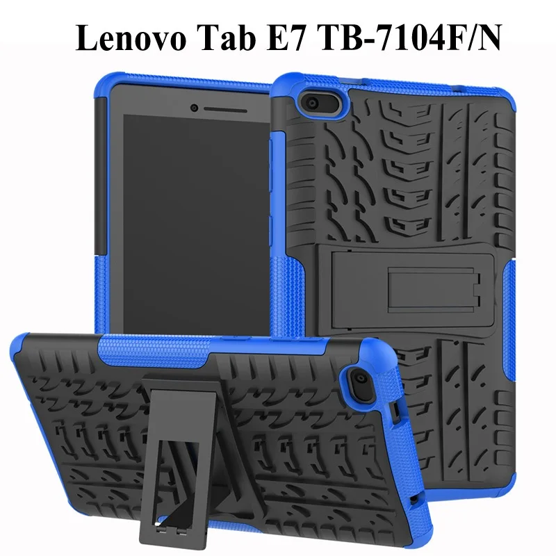 Сверхпрочный гибридный прочный Чехол 2 в 1 для Lenovo Tab E7 2018 чехол планшета 7104 ТБ 7104F 7