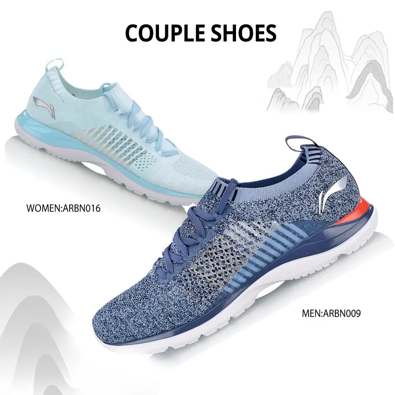 Li-Ning Для женщин супер светильник XV кроссовки подкладка облако облегченная тканые носок Удобная дышащая Спортивная обувь ARBN016 XYP653