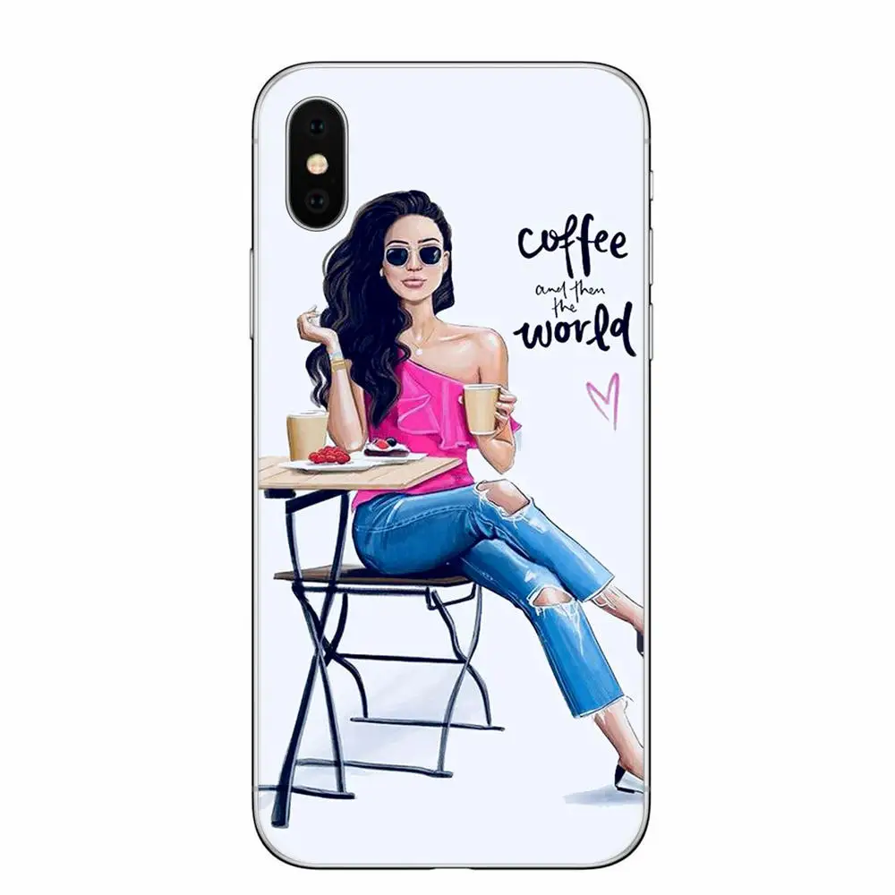 Модный Рождественский Мягкий ТПУ чехол для телефона iPhone 8 7 6 6S Plus 5S SE X XR XS Max