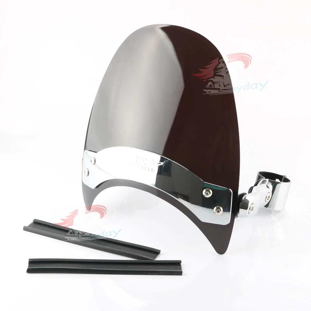 Flyscreen Windshield Dark Tint For KAWASAKI VN800 VN800A/B VULCAN CLASSIC DRIFTER 1996-2005 VN900C 900 CUSTOM 2007-2014 | Автомобили и