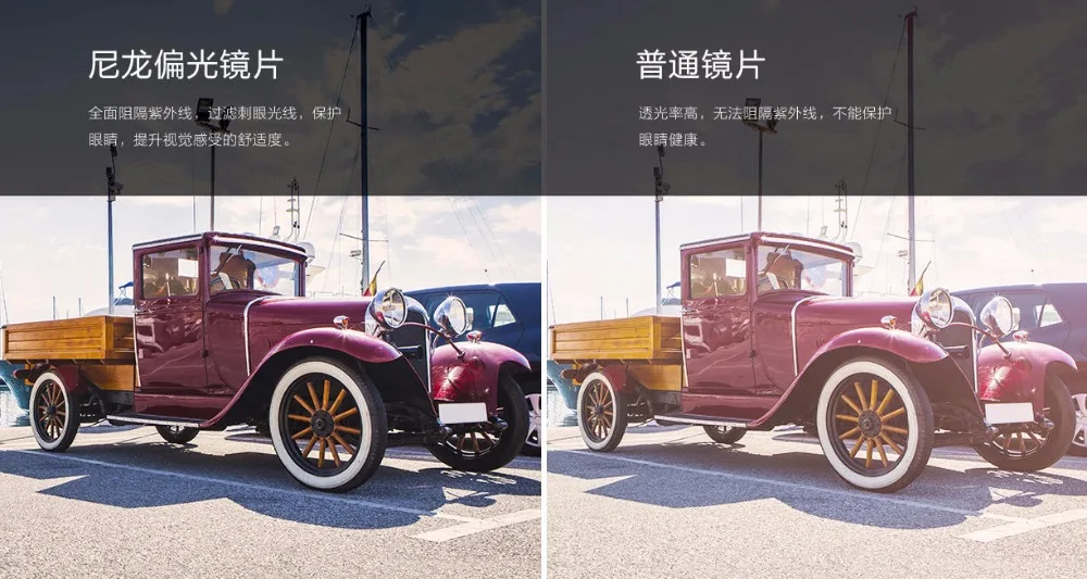 Xiaomi Mijia Кастомизация TS нейлон поляризованные солнцезащитные очки ультра-тонкий легкий предназначен для путешествий на открытом воздухе