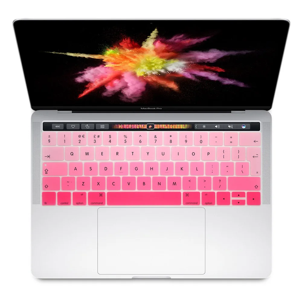 Для Mac Book Pro Retina 13 &quot15&quot с сенсорной панелью 2018 A1989 A1990 чехол для клавиатуры