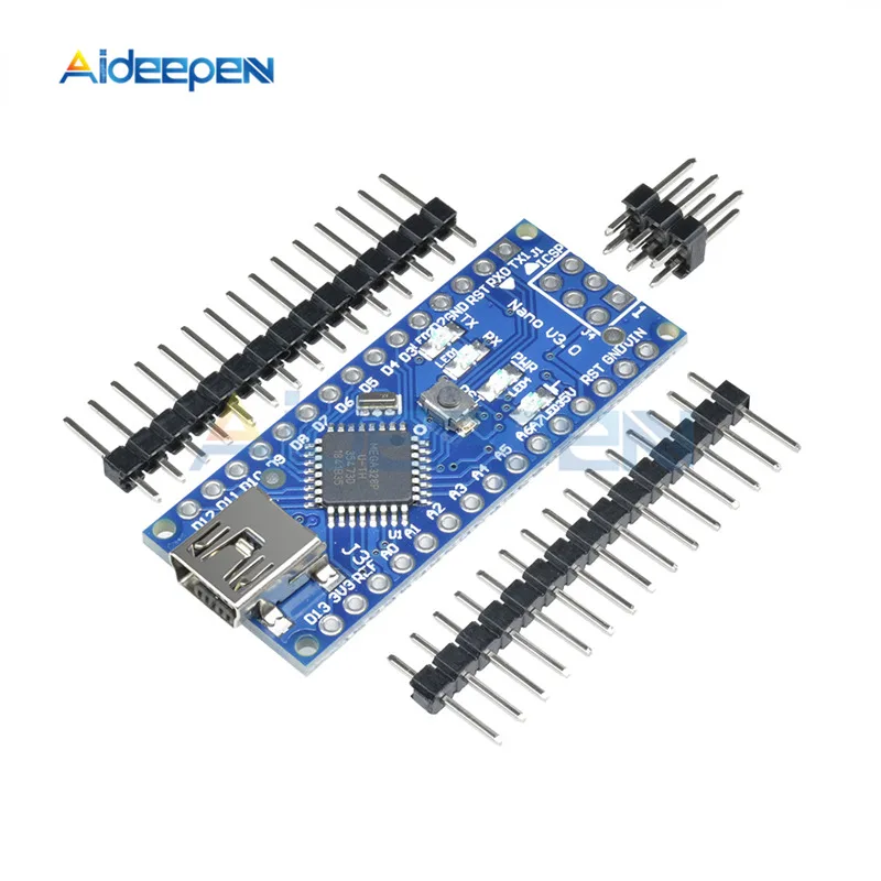 DIY kit Мини USB нано 3,0 Atmega328P-AU Atmega328 микро плата контроллера 5 в 16 МГц с контактами USB кабель для Arduino FT232 модуль - Цвет: DIY kit