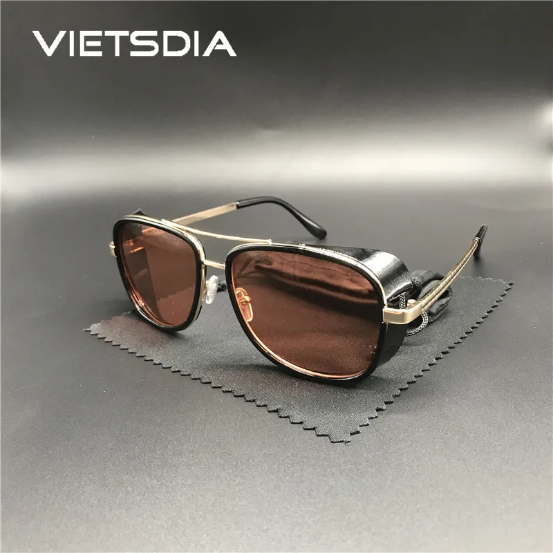 2018 горячий Железный человек 3 мужские солнцезащитные очки в стиле стимпанк для