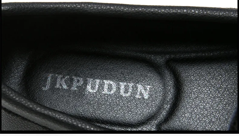 JKPUDUN/мужская повседневная обувь из мягкой натуральной кожи; люксовый бренд; коллекция года; мужские лоферы без шнуровки; мокасины; дышащая черная обувь для вождения
