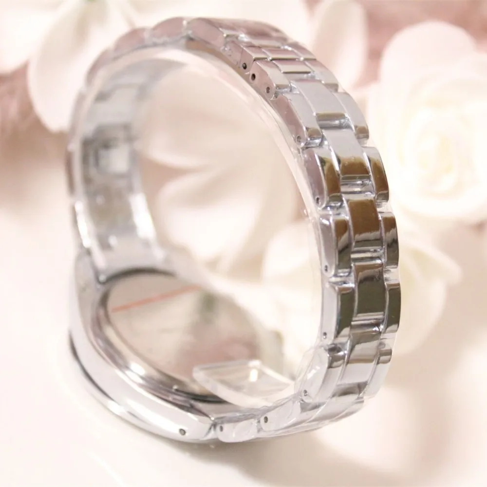 Брендовые Часы для женщин с золотыми стразами имитация 3 глаза наручные женские