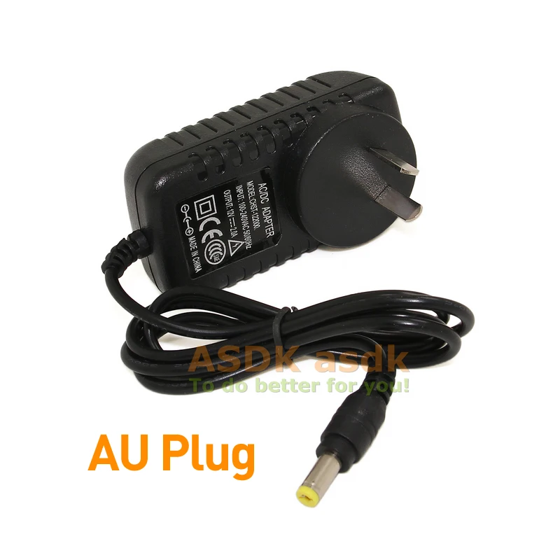 Светодиодные полосы света переменного тока 100-240 В к DC 12V2A EU/US/UK/AU Plug AC DC адаптер питания зарядное устройство CCTV адаптер питания