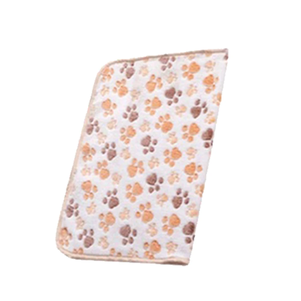 Кость в виде конечности принт собака щенок флис мягкий Pet одеяло кровати коврики