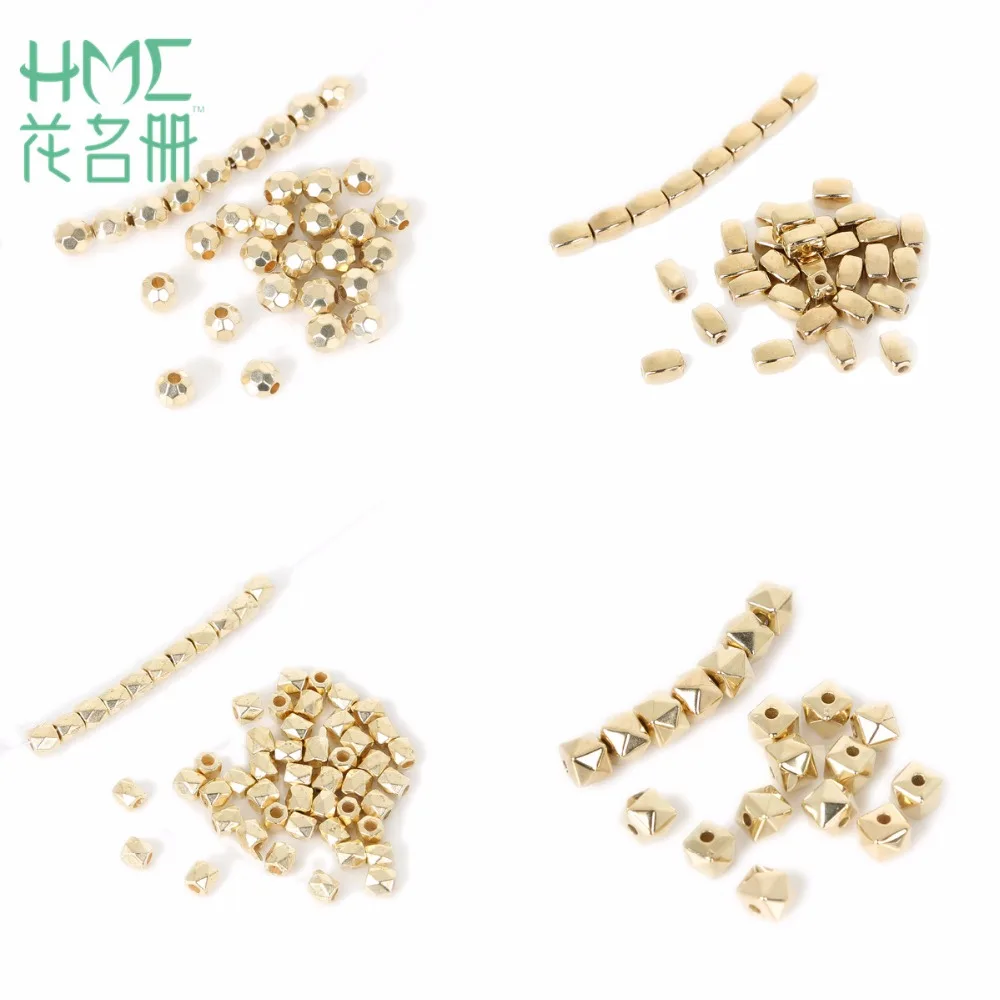 3/4/6/8 мм 100 500 шт. пластиковые бусины|beads loose|beads goldbeads for jewelry making |