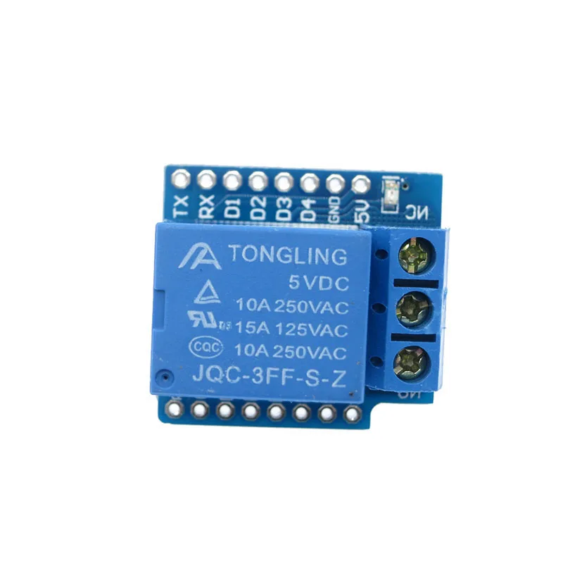 1 комплект Wemos D1 Мини Релейный Щит один канал релейный модуль для Arduino ESP8266