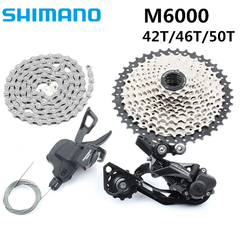 SHIMANO DEORE M6000 SRAM NX набор групп 1x11 10s MTB GX 170 172 5 175 мм комплект для горного велосипеда