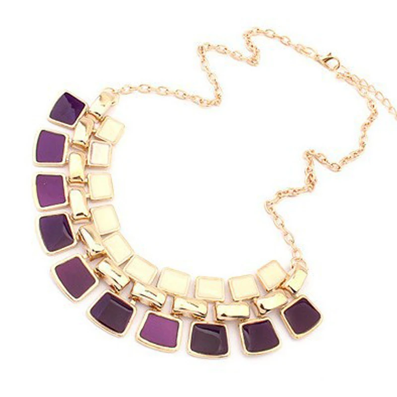 2016 Limited Collares Ожерелья Подвески Цепи Ошейник С Длинным Позолоченный Эмаль Себе Bling