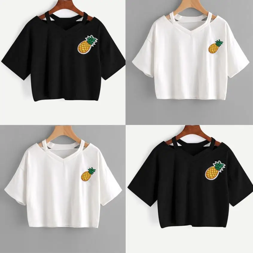 Женская спортивная рубашка Fishsunday укороченный топ из полиэстера с принтом