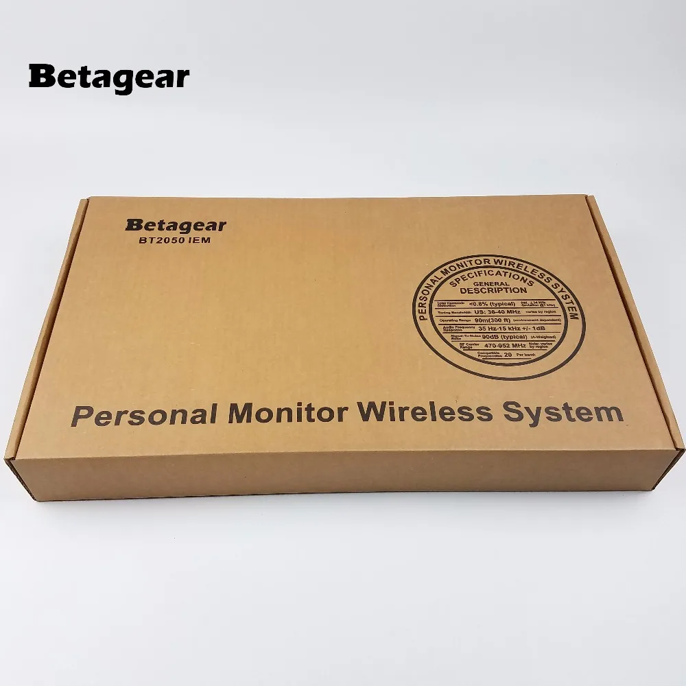 Betagear Бесплатная доставка BT2000 внутриканальная система мониторинга 3 приемника