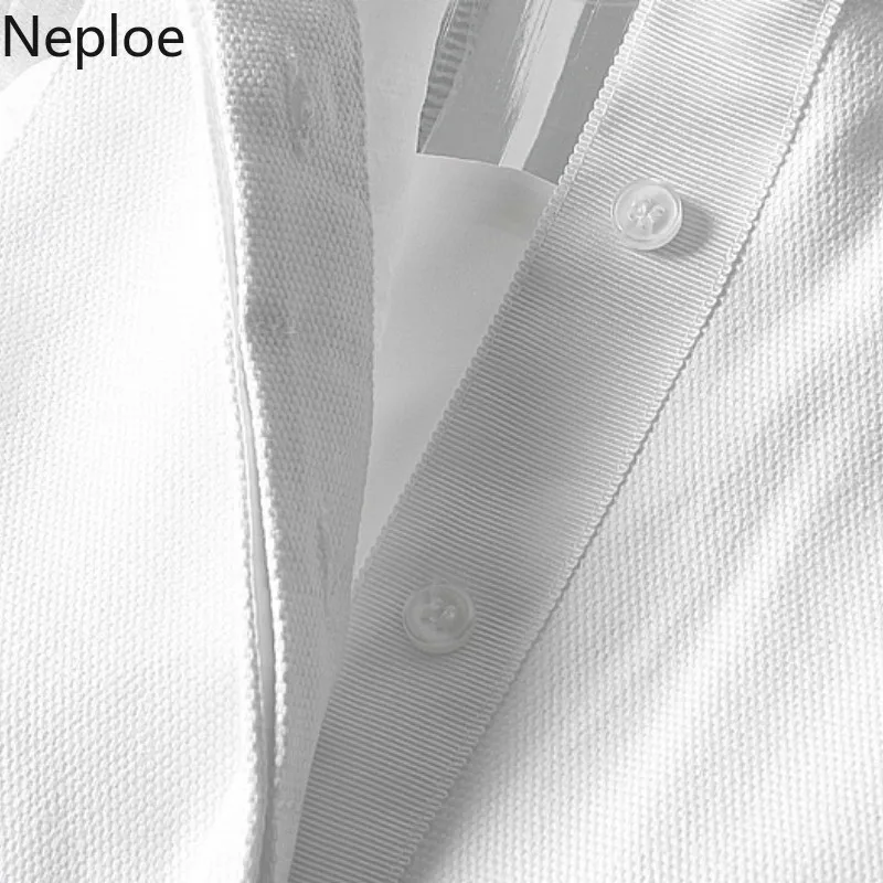 Neploe Полосатое лоскутное женское платье Лето 2019 Новое стоячий воротник рубашка