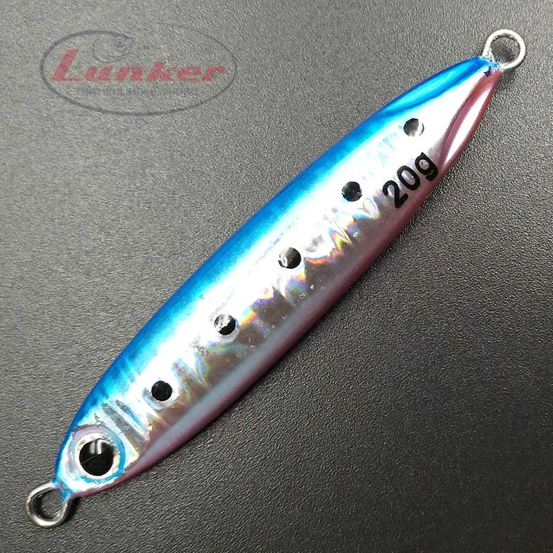 Lunker микро Шор джиг 20 г 40 г 60 г Металлические ладони медленно blatt литой тонкий