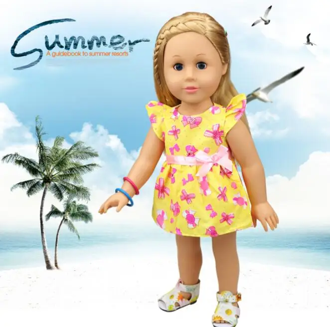 Подходит для 43 см Кукла одежда подтяжки ручной работы юбка одежда платье Рождественский подарок кукла аксессуары Мода 15 видов стилей