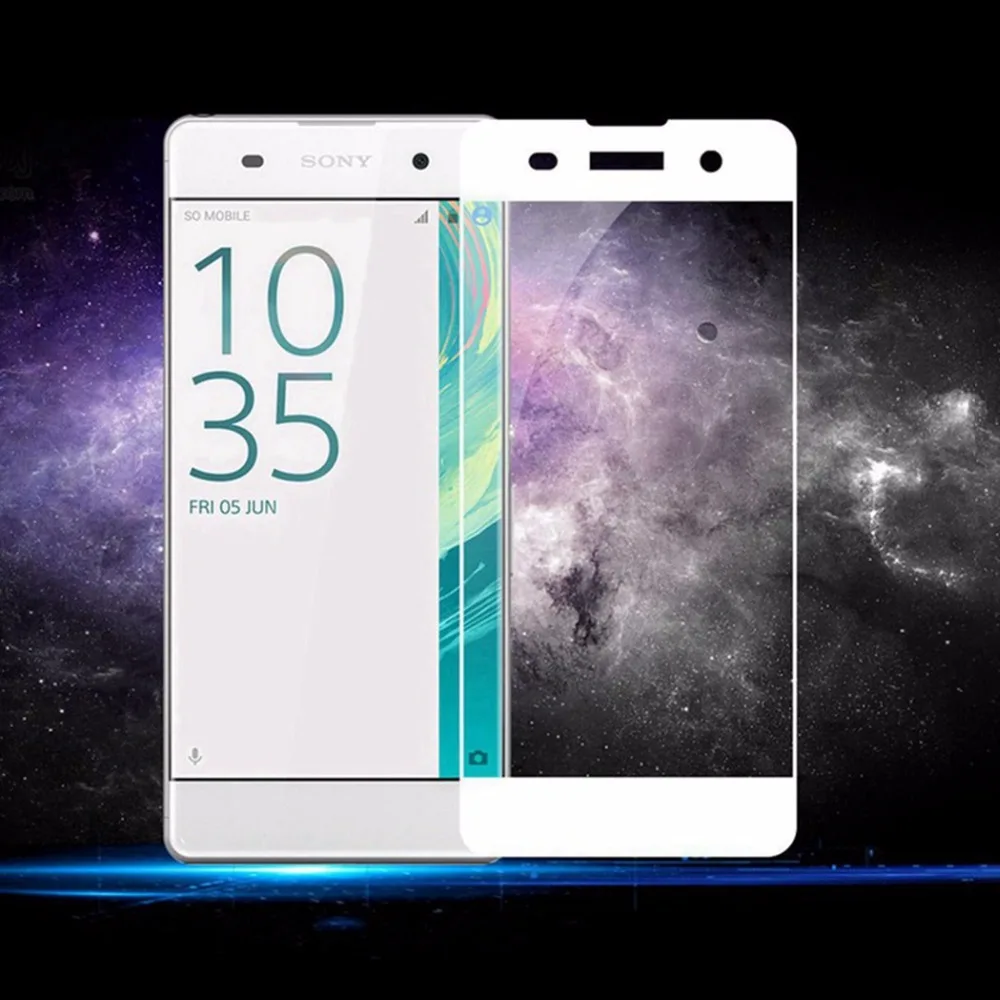 3D изогнутое закаленное стекло с полным покрытием для Sony Xperia XA F3111 F3112 F3113 F3115 5 0|screen