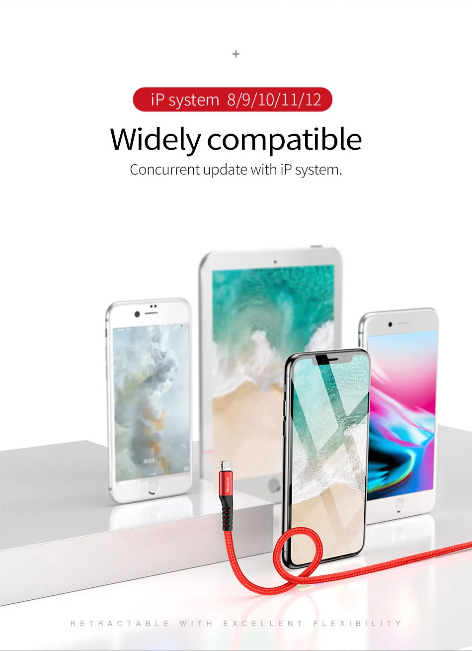 Автомобильное крепление пружинный Выдвижной usb зарядный кабель для м iPhone xs max xr x 8 7 6s plus 5S ipad usb зарядный кабель 1 м 2A нейлоновый Плетеный