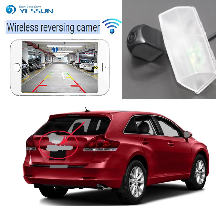 YESSUN для Toyota Venza 2009 ~ 2017 Matrix Corolla 2003 2008 Автомобильная HD Беспроводная задняя камера