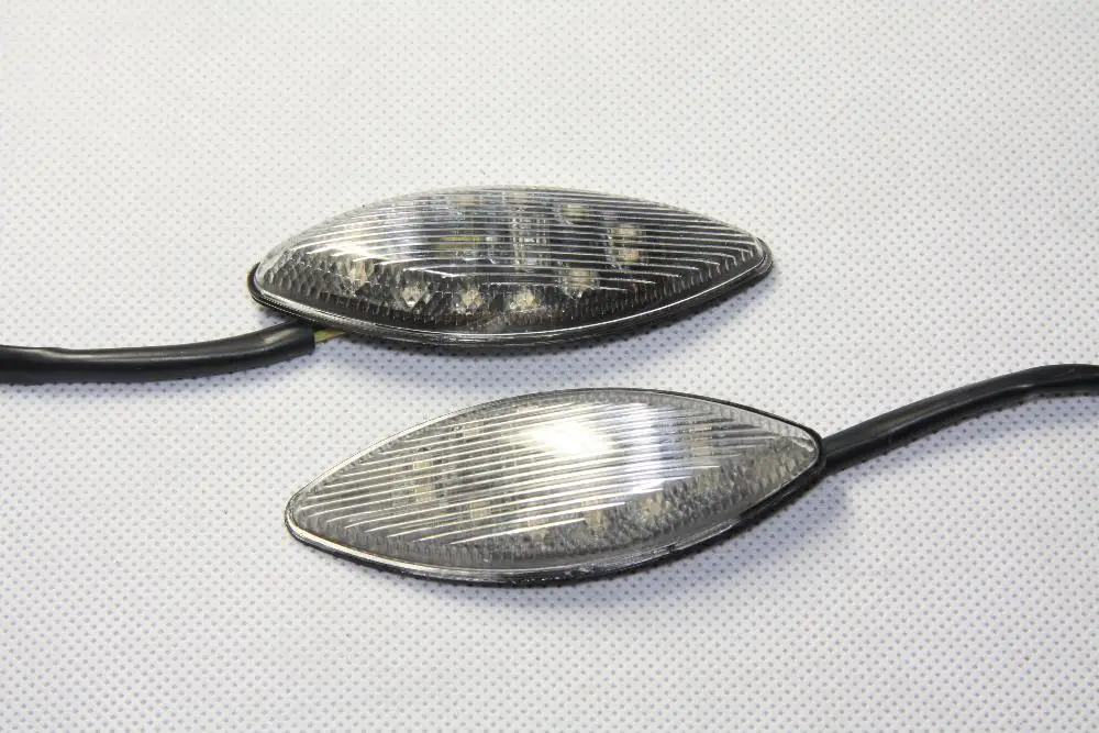 Запчасти для мотоциклов светодиодный индикатор поворота зеркальный блок