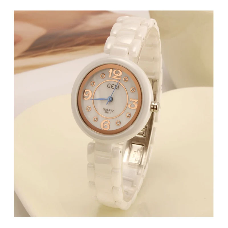 2016 Новая Мода Керамика Часы Женщины Одеваются Смотреть стильных женщин