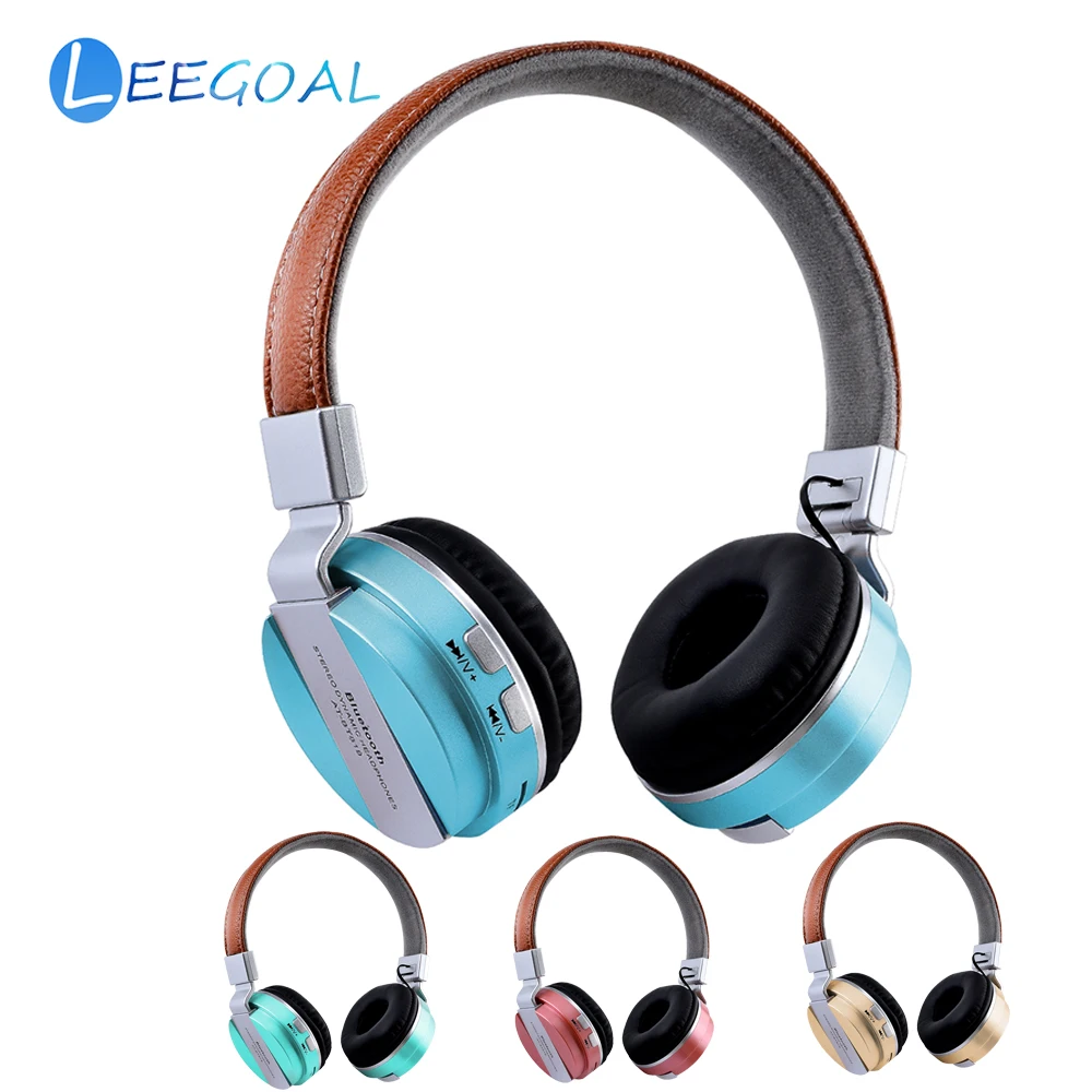 Беспроводные Bluetooth наушники Поддержка FM TF карта Hi-Fi стерео Складная Спортивная