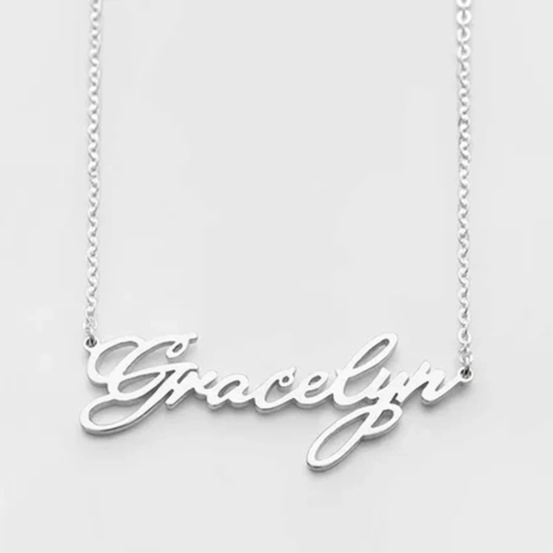 

Ufine Personalized words fingerprint fashion Strip pendant Necklace cooper high quality pendant necklace N2062