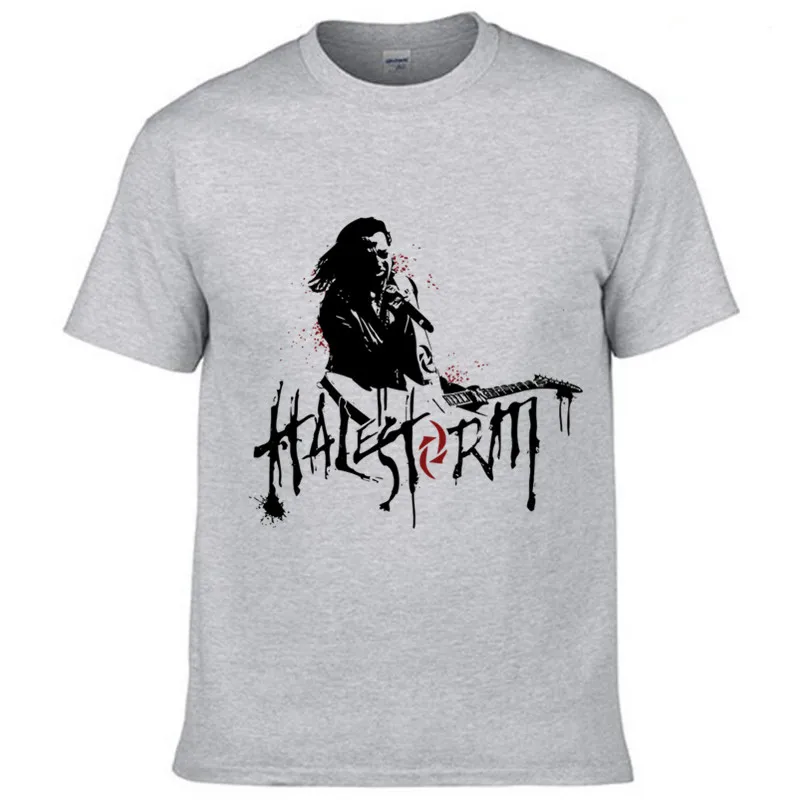 Бесплатная Доставка Дешевые 100% Cutton Halestorm Я Заканчиваю Футболки Для мужская Мода