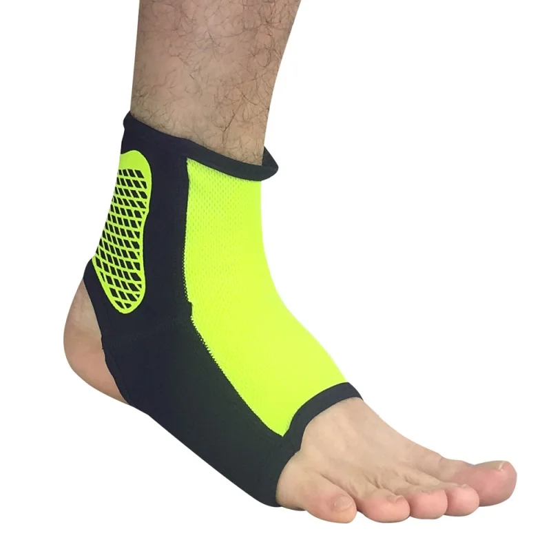 Зеленый Фитнес фиксатор лодыжки Поддержка ноги Sprain Guard защитный ремень ММА ноги Муай Тай Бокс Баскетбол Футбол тренажерный зал Спорт H - Цвет: Зеленый