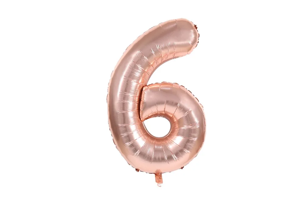 20 дюймов розово-золотые шары из фольги в виде цифр Baby Shower Большие Гелиевые Шары с