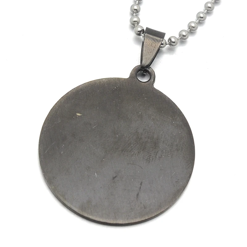 Женское колье из черной нержавеющей стали длиной 60 см|necklace chains wholesale|chain link heart