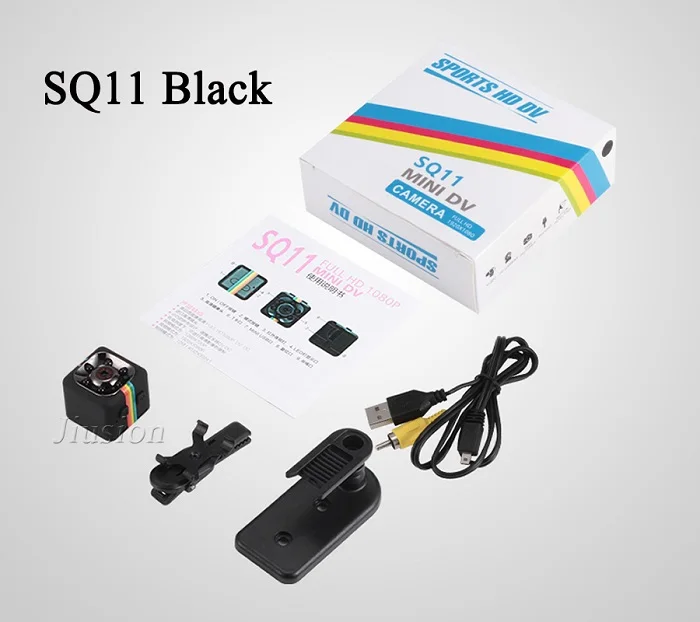 SQ11 SQ12 SQ13 SQ23 HD мини камера Micro Cam Espia Oculta Wifi беспроводной маленький IP цифровой видеорегистратор на велосипед Cachee Hide Video Tiny - Цвет: SQ11 Black