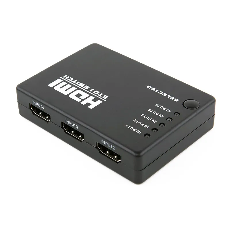 5 портов HDMI сплиттер HD к 1080P в 1 совместимый для HD-DVD SKY-STB PS3 Xbox 360 ТВ адаптер кабель |