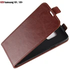 Чехол JFVNSUN для Samsung Galaxy S9  S9 Plus, ретро кожаный + силиконовый вертикальный защитный флип-чехол для Samsung Galaxy S9, чехол