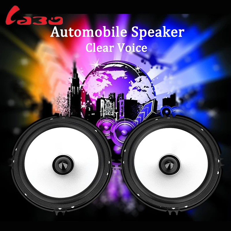 1 пара LaBo LB-PS1651D, автомобильный динамик, автомобильный Hi-Fi аудио, полный диапазон частот, 6,5 дюймов, громкий динамик с высоким шагом