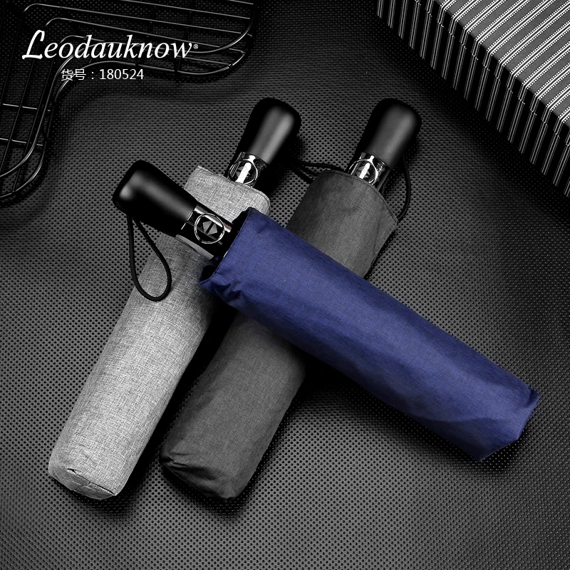 

Wind Resistant Folding Automatic Umbrella Rain Women Auto Luxury Big Windproof Umbrellas Rain For Men Black Coating 10K Parasol