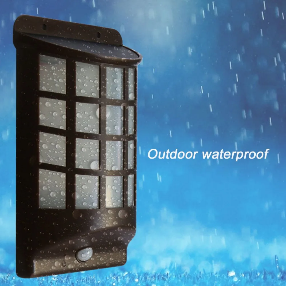 IP65 Солнечный Мощность движения человеческого тела Сенсор свет инфракрасная