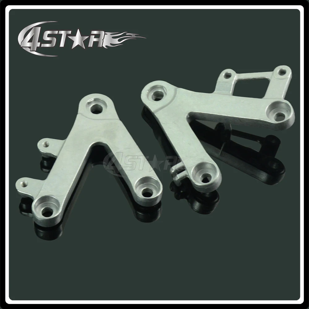 

Alumnium Motorcycle Front Passenger Footrest Foot Peg Rests Pedals And Bracket Mount For HONDA CBR400 CBR 400 NC29 1990-1997
