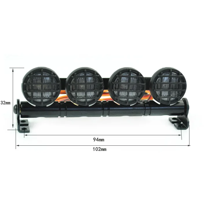 Радиоуправляемая Автомобильная алюминиевая Многофункциональная СВЕТОДИОДНАЯ