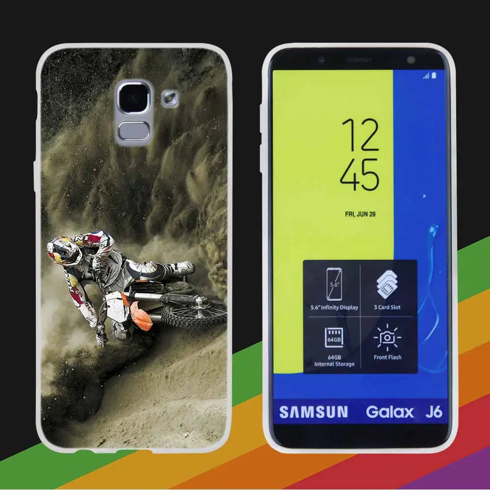 34250 Мягкий силиконовый чехол для телефона чехол для moto крест moto для Coque samsung Galaxy J6 J4 J8 J7 плюс J3 J5 J7 премьер-профессионал Casse - Цвет: 34250