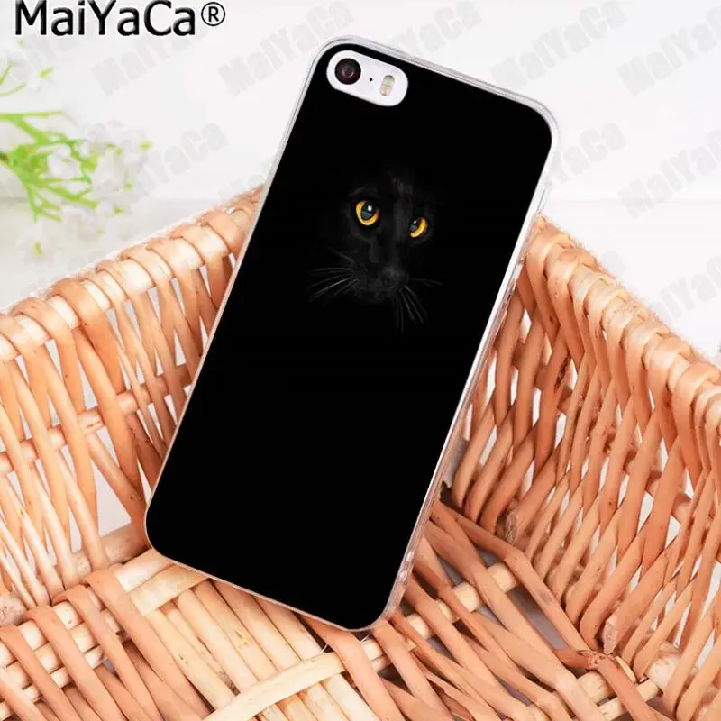 MaiYaCa Черный кот глазящий глаз в продаже! Роскошный классный чехол для телефона iPhone 11 pro 8 7 6 6S Plus X 5 5S SE XR XS MAX - Цвет: 7