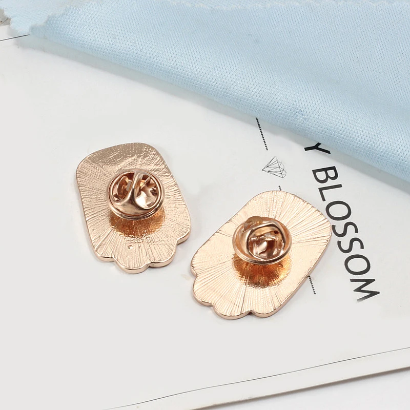 Модные броши-значки 2 шт./компл. креативная эмалированная брошь с когтями в виде