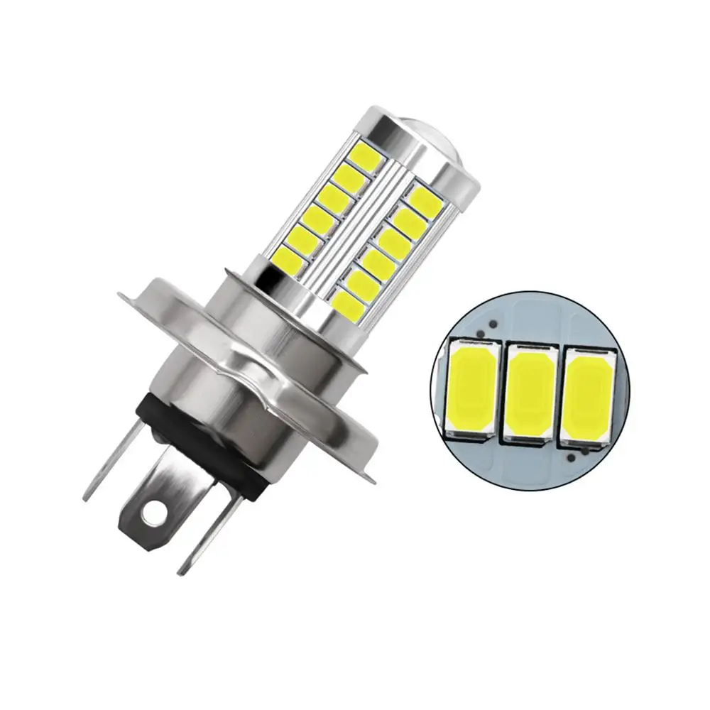 1 шт. Автомобильная фара H8 H11 led 9005 hb3 9006 hb4 h4 h7 p13w H16 5630 33SMD дневные ходовые огни