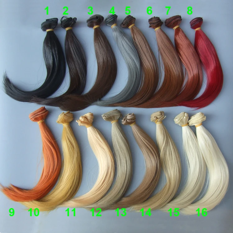 25 см волнистые волосы куклы SD AD 1/3 1/4 1/6 bjd diy парики для blyth кудрявые куклы|diy wig|doll